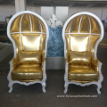 leather royal gold dining king throne chair